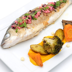 Loup de mer - L'Oiseau - Restaurant de poissons Vauvert 